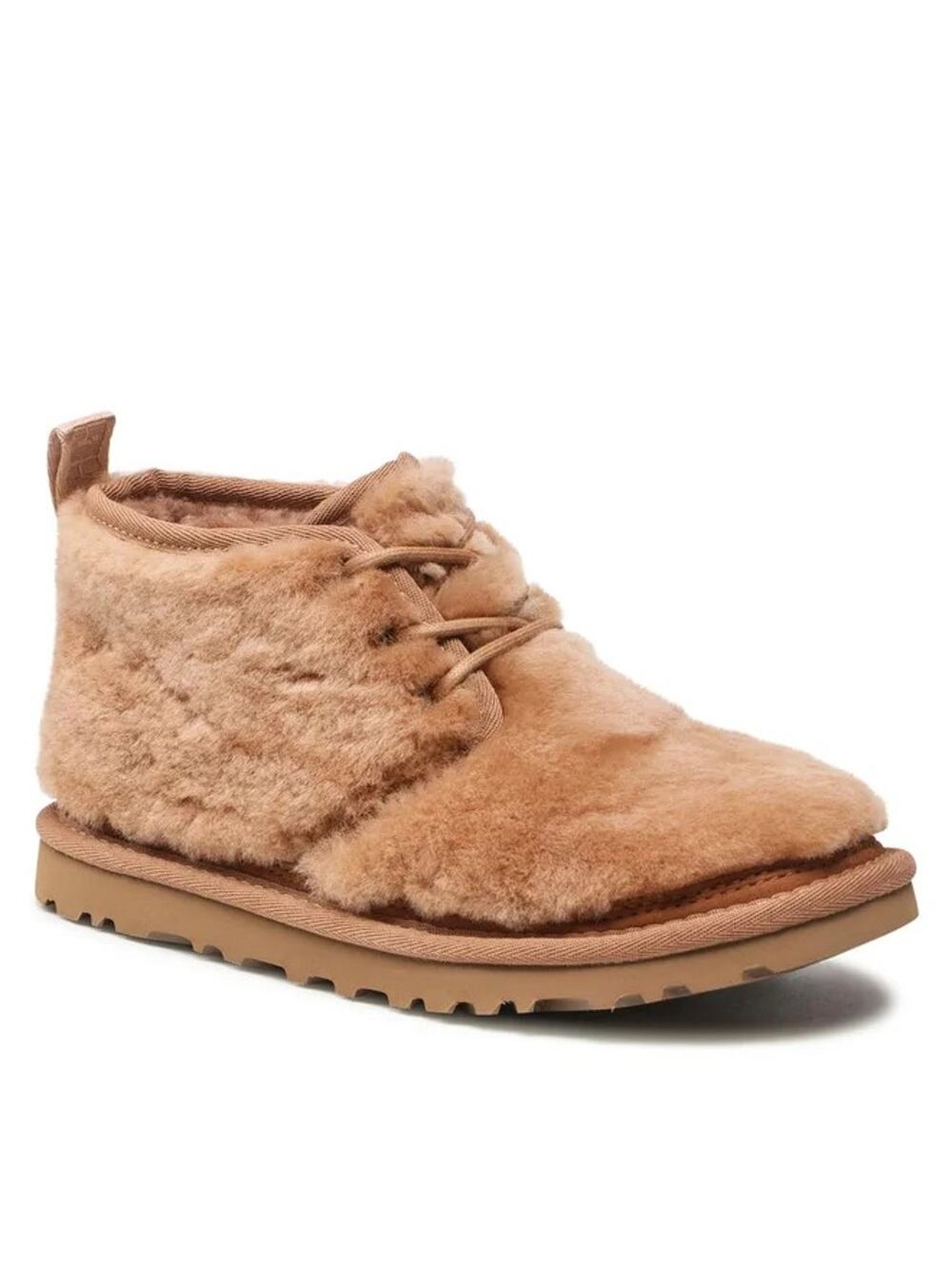 NEW UGG Neumel Cozy Fur Chukka Boots Chestnut Women’s Size 10 – 1123665